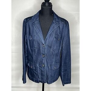 Dana Buchman Women's Denim Jacket Size 14